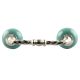 Sea Green Ceramic Cut Bridge Handles